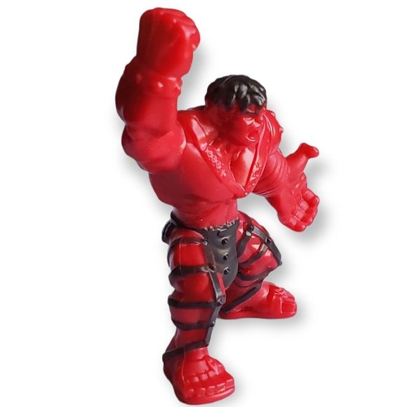Marvel 500 Micro Series 3 Incredible HULK Marvel Superhero Red Figure RARE - Picture 4 of 6